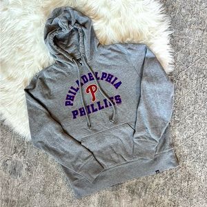 Philadelphia Phillies MLB gray hooded sweatshirt